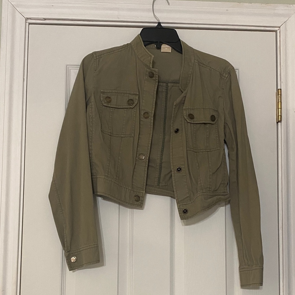 Michael Kors Khaki Bomber Jacket